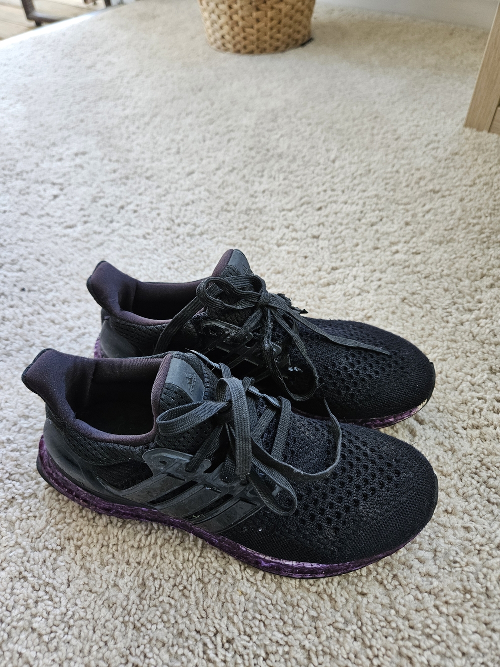 Adidas Ultraboost 5.0 DNA Black/Metallic Blue Women's Size 8